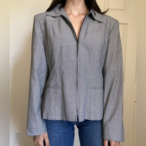 Norton McNaughton Plaid Zip Up Jacket - Picture 4 of 11